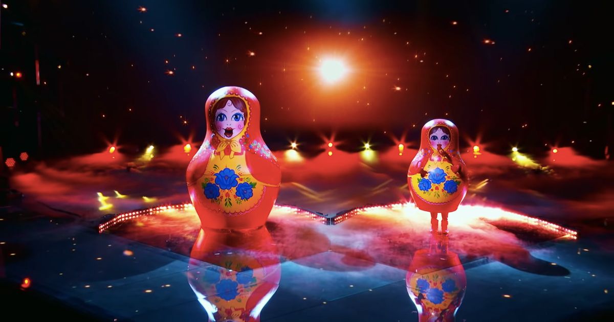 Giant Russian dolls sing “Shallow” at Masked Singer: WATCH