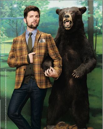 Adam Scott, plus bear.