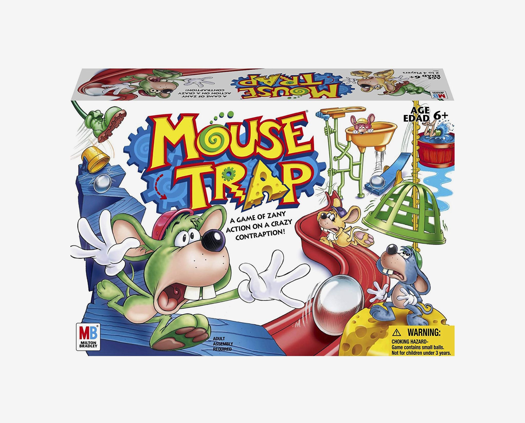Ages 6 NEW Hasbro Mousetrap Classic Children's & Family Board Game Ideal Gift 