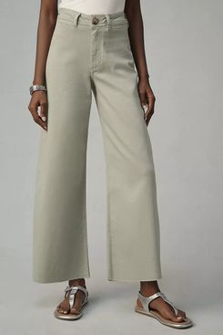 Maeve The Ettie High-Rise Crop Wide-Leg Jeans