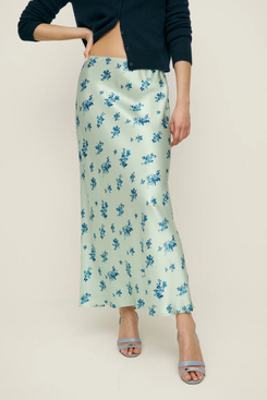 Reformation Layla Silk Skirt