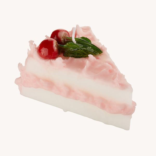 Cereria Introna Cake Candle, Pink Cherry on Top