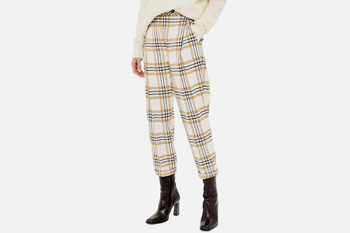 Polo Ralph Lauren plaid-check Cropped Flared Trousers - Farfetch