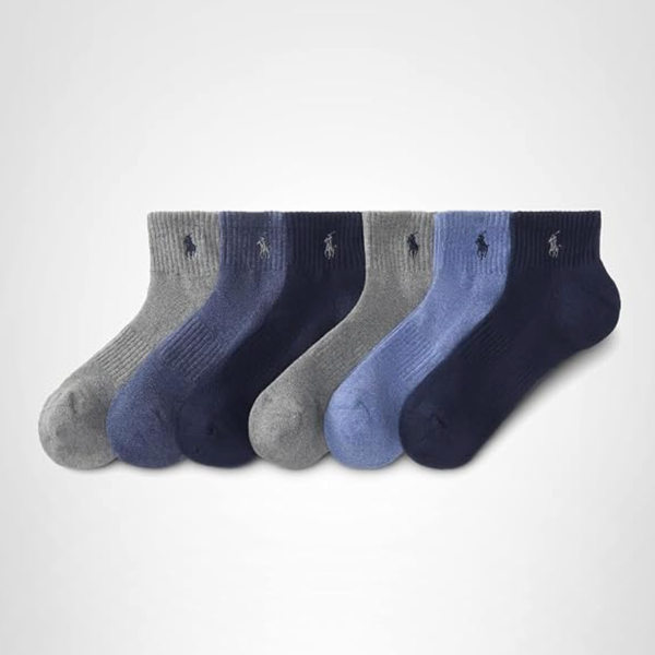 Polo Ralph Lauren Performance Cotton Quarter Socks