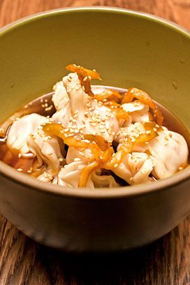 Wasabi Pastrami Marrow Dumplings