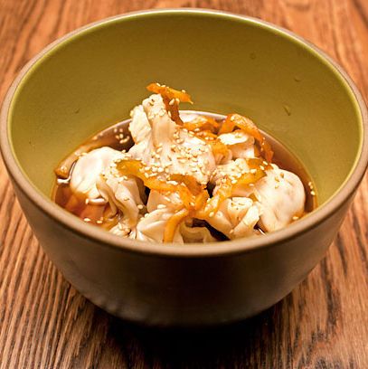 芥末熏牛肉骨髓饺子