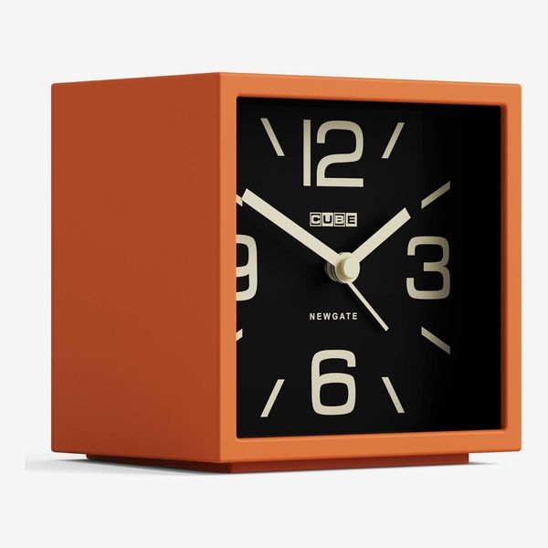 Newgate Cube Alarm Clock - Orange