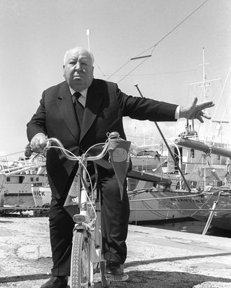 English director Alfred Hitchcock