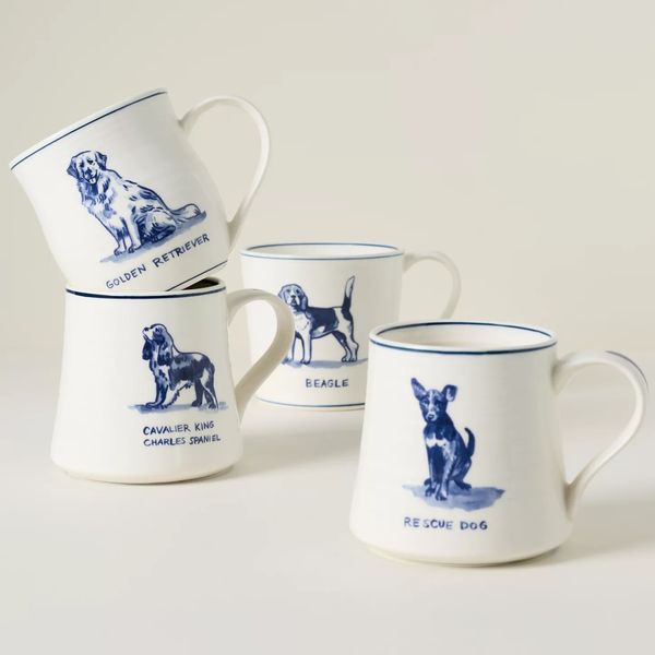 Molly Hatch Stoneware Dog Mug