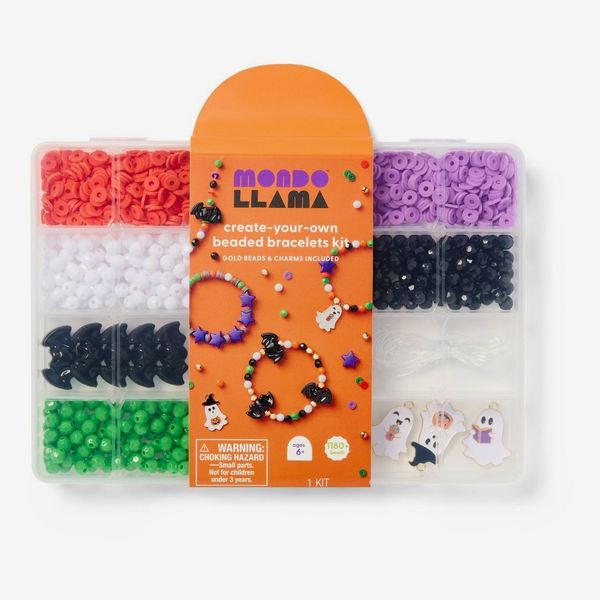 Mondo Llama Halloween Craft Beaded Bracelet Activity DIY Art Kit