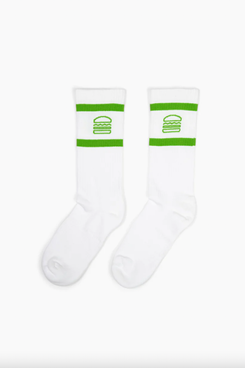 Calcetines deportivos con hamburguesa de Shake Shack