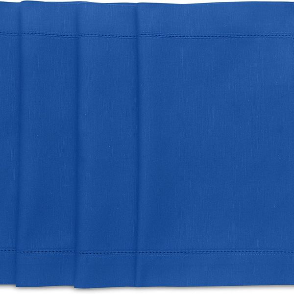 Solino Home Cotton Linen Hemstitch Placemats, Set of 4