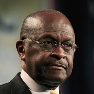  Former Republican Presidential Candidate Herman Cain speaks to guests at the Conservative Political Action Conference (CPAC) at the Donald E. Stephens Convention Center on June 8, 2012 in Rosemont, Illinois. CPAC is being hosted by the American Conservative Union. 