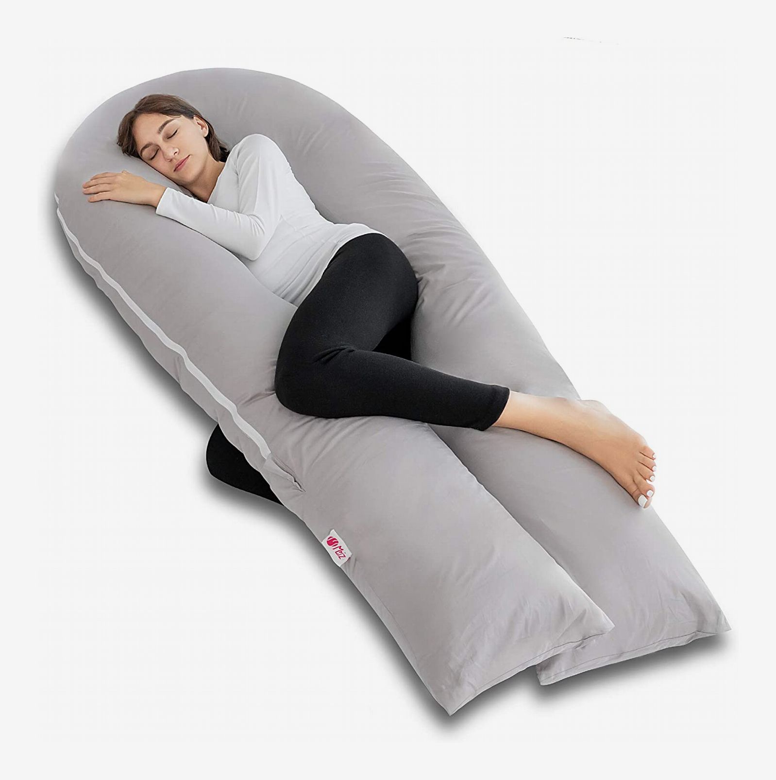 Maternity Foldable Pregnancy Nursing Body Pillow for Side Sleeping Support 