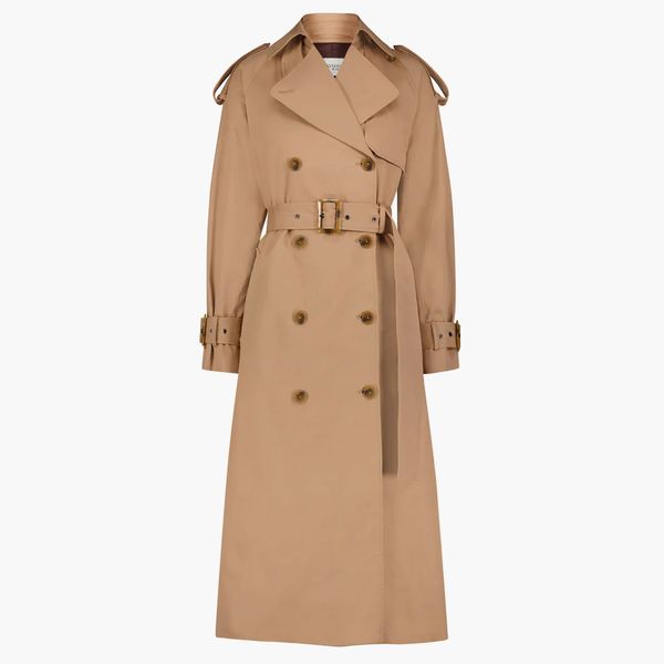 Stylish Womens Winter Double Breasted Coat With Lapel Warm Long