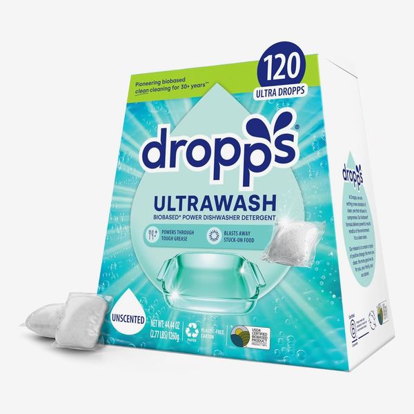 Dropps Dishwasher Detergent Pods - Unscented, 120 Count