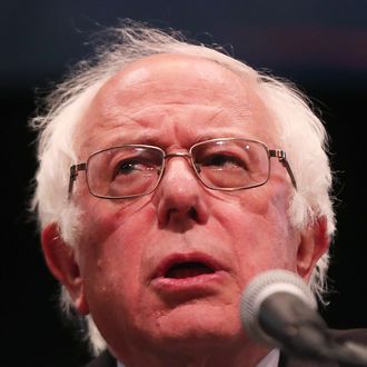 Bernie Sanders Delivers Speech In New York City