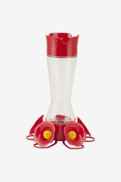 Perky-Pet Favored Pinch-Waist Red Glass Nectar Hummingbird Feeder