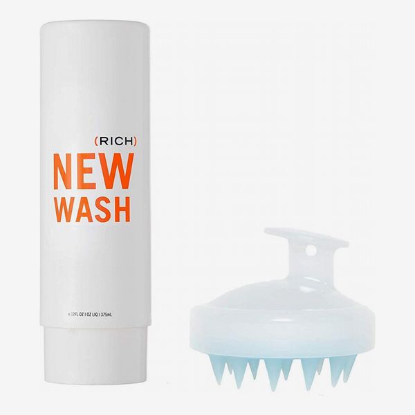 strategist hairstory new wash rich in-shower brush 8 oz hair cleanser