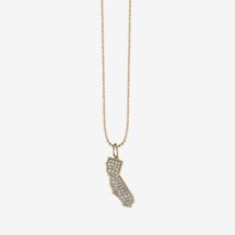 Sydney Evan Gold & Diamond California State Necklace