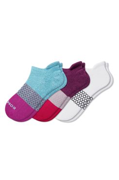 Bombas Assorted 3-Pack Tri-Block Ankle Socks