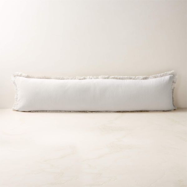 CB2 Bettie Warm White Lumbar Pillow Cover