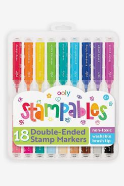 Ooly Stampables Double-Ended Markers - Set of 18