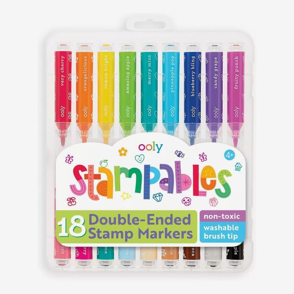 Ooly Stampables Double-Ended Markers - Set of 18