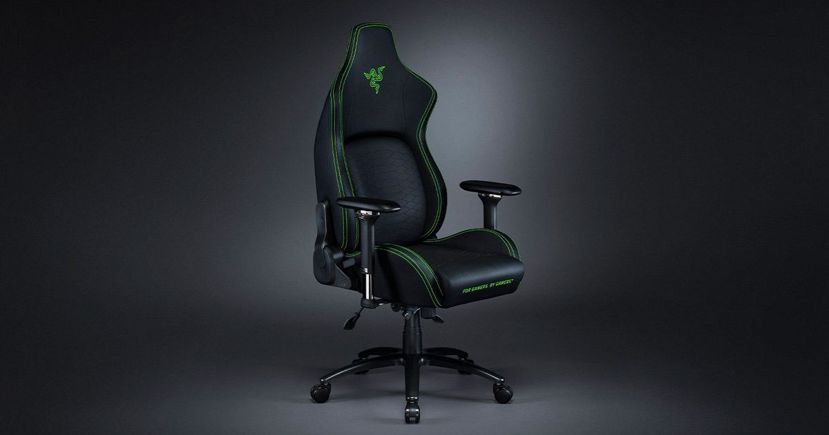 Razer Iskur Gaming Chair Now Comes In Sleek All-Black Design