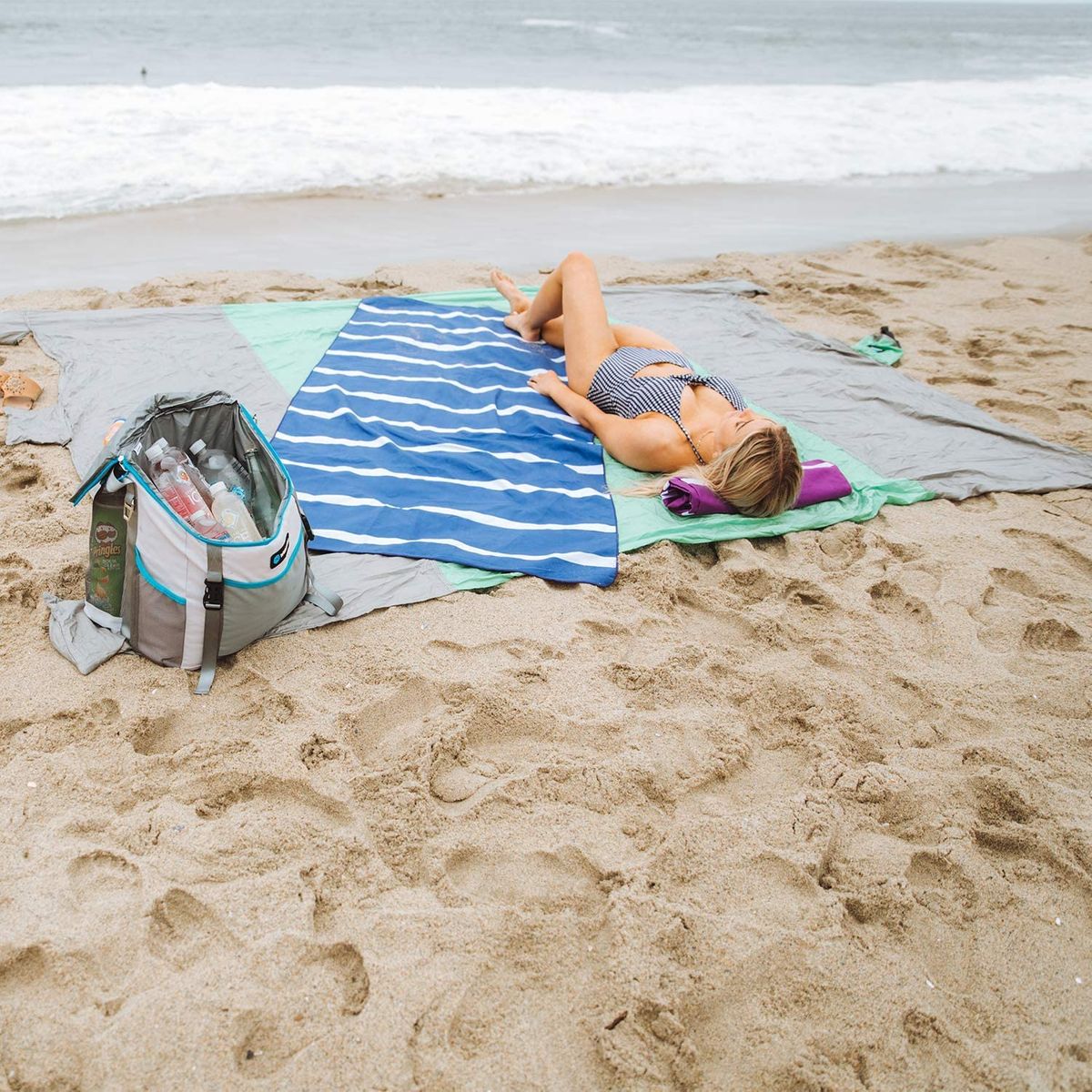 padded beach towel