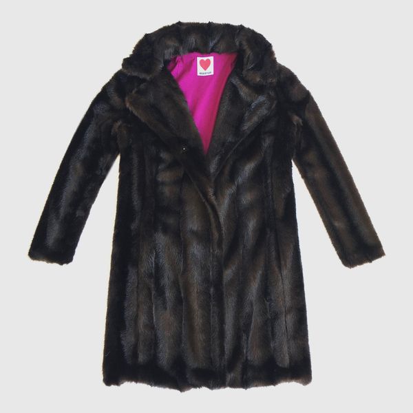 House of Fluff Vintage Mink Coat in Mahogany