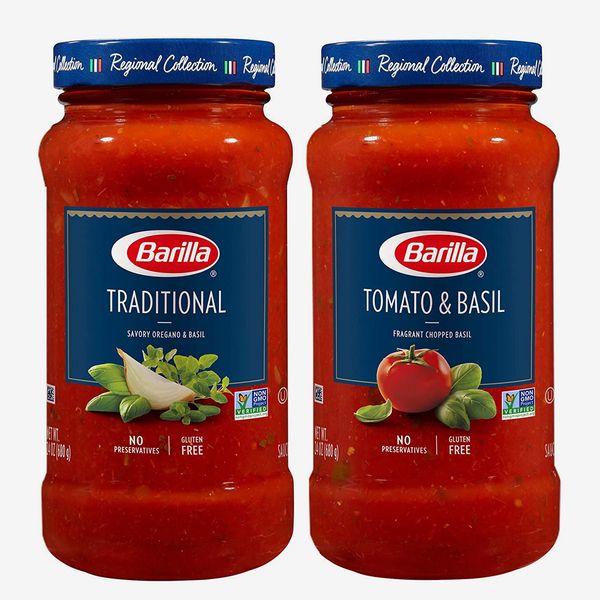 Barilla Tomato & Basil and Traditional Premium Pasta Sauce Variety Pack