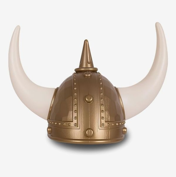Kangaroo Plastic Viking Helmet with Horns Men – Medieval Helmet for Adults