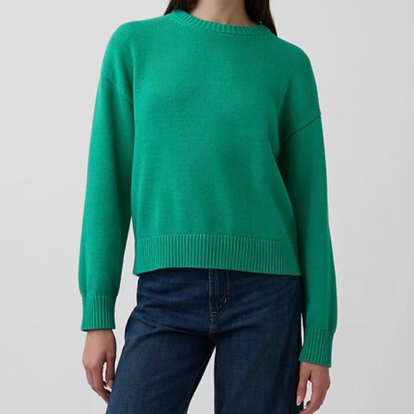 Gap Factory Relaxed Cotton Crewneck Sweater