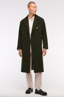 Abercrombie Double-Breasted Long Coat