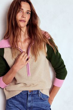 Boden Lucy Half-zip Sweater