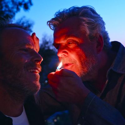 Stephen Dorff and Danny Huston in Traveling Light.