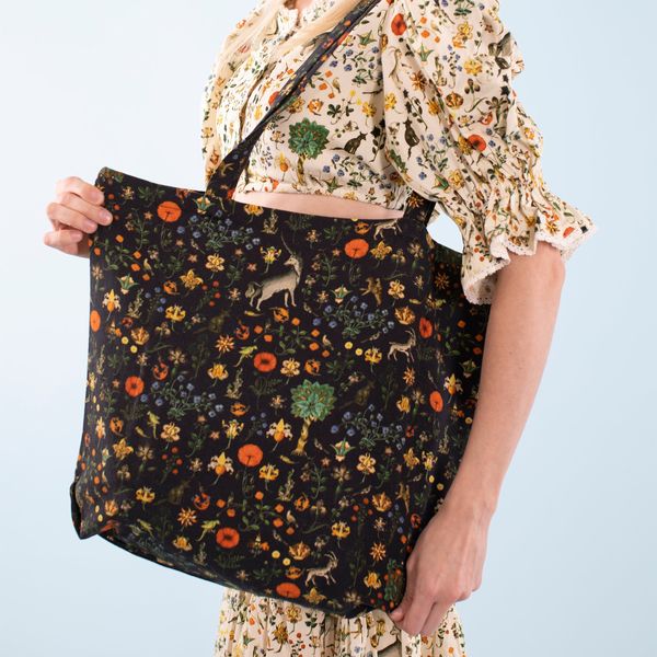 Samantha Pleet Tote Bag - Black Illuminated
