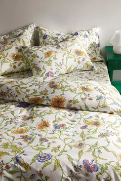 Urban Outfitters Ella Vine Floral Pattern Duvet Set - Full/Queen