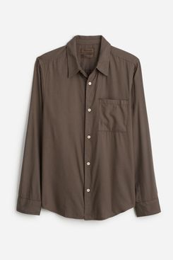 Madewell The Perfect Shirt in Softdrape Twill