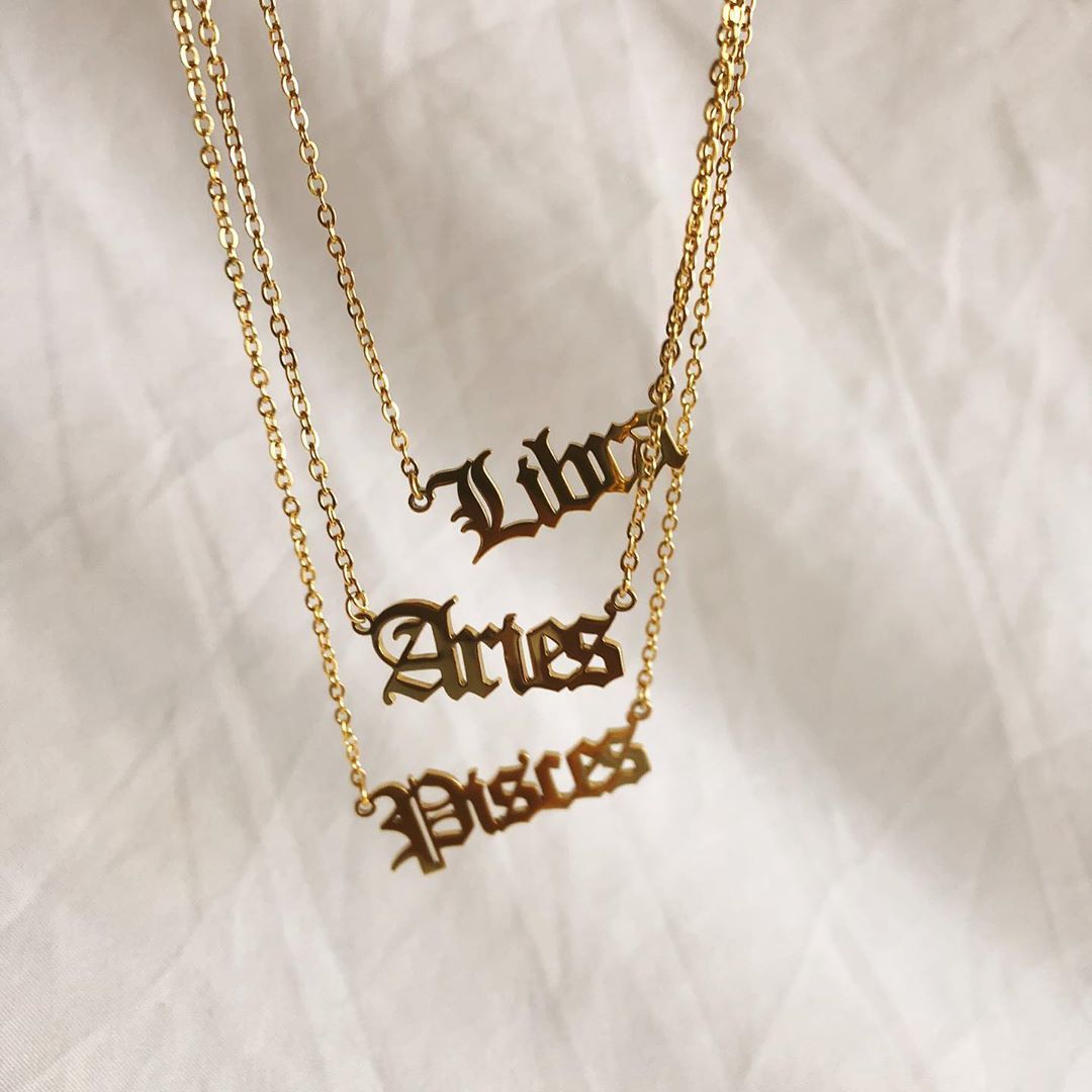 Nameplate necklace store black owned