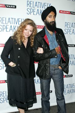NEW YORK, NY - OCTOBER 20:  Actress Natasha Lyonne and designer Waris Ahluwalia attend the opening night of "Relatively Speaking" at the Brooks Atkinson Theatre on October 20, 2011 in New York City.  (Photo by Jim Spellman/WireImage)