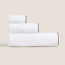 Zara Cotton Towel With Overlock