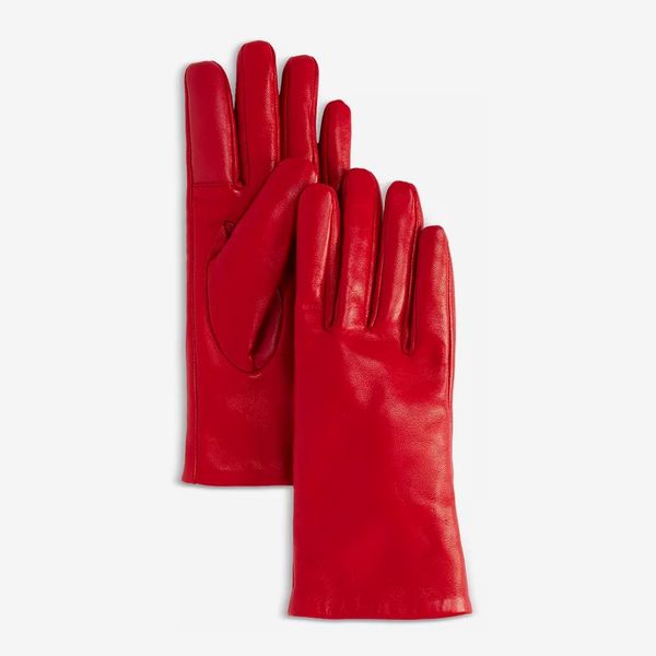 Bloomingdale's Cashmere Lined Leather Tech Gloves