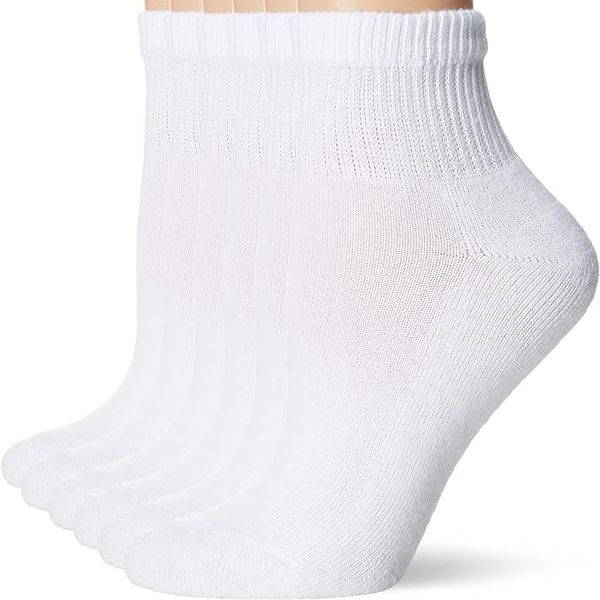 Hanes Ultimate Women's Comfort Toe Seamed Ankle Socks
