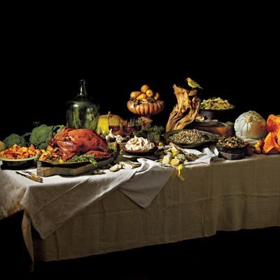 A Thanksgiving spread.