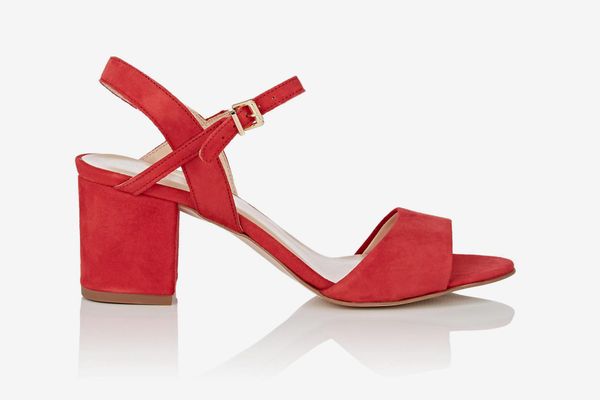 Barneys New York Suede Ankle-Strap Sandals