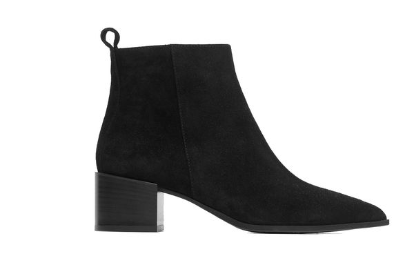 Everlane The Boss Boot in Black Suede
