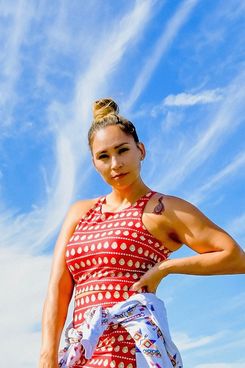 Lauren Good Day Cowrie Crop Tank