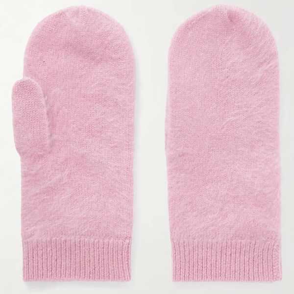 Lisa Yang Brushed-Cashmere Mittens